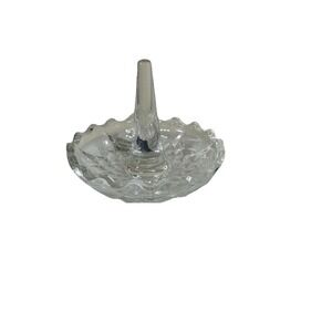 Forever Crystal Ring Holder 24% Full Lead Crystal Made In Yugoslavia